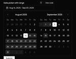 Date Range Pickers in Angularjs