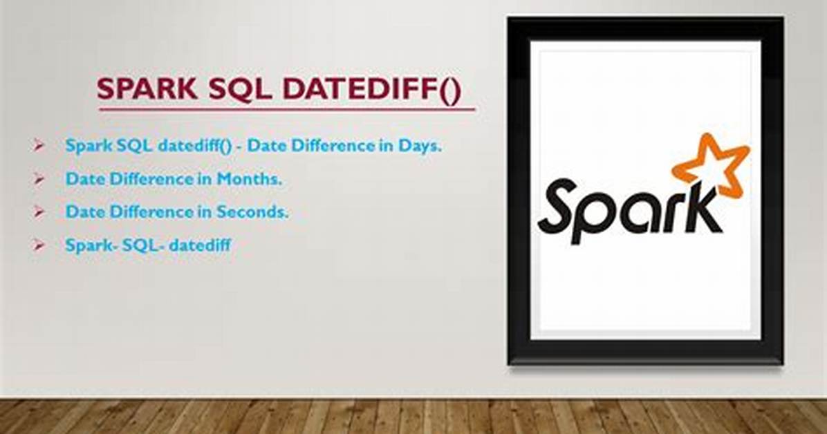 Datediff in Spark Sql