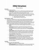 Dbq Format