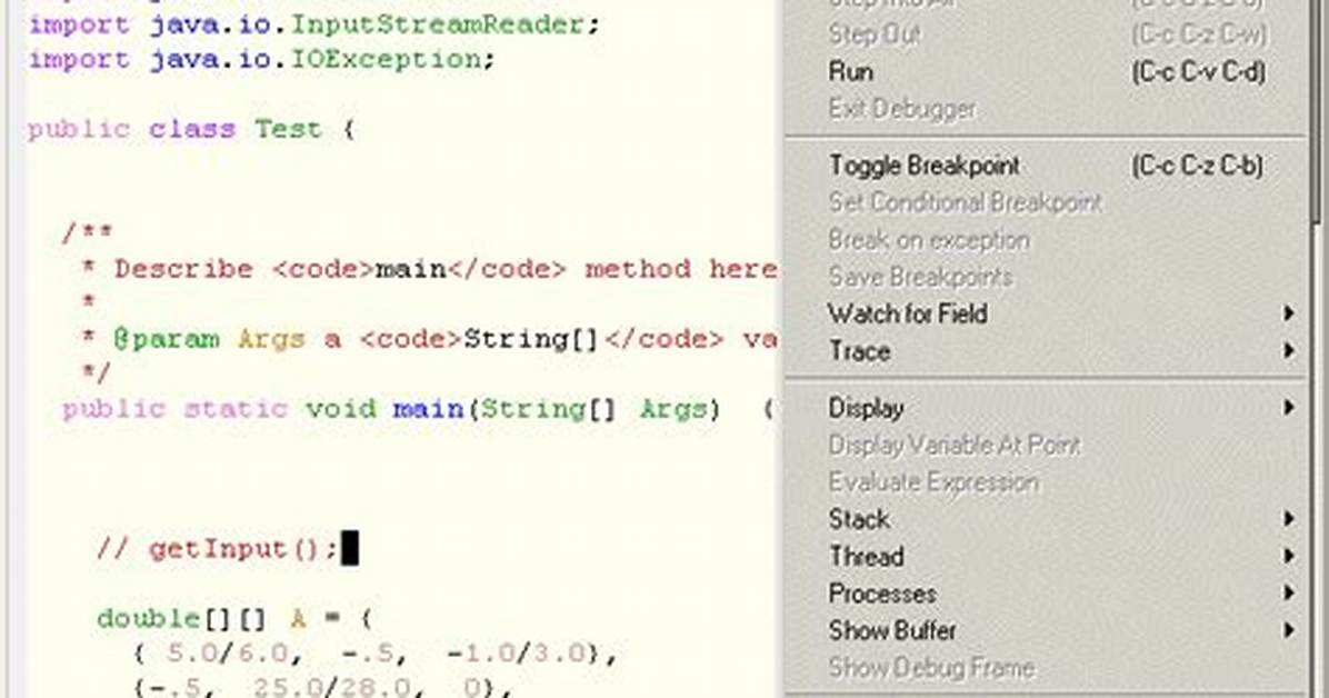 Debugger for Emacs to Step Through Java Source Code