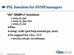 Debugging Psl Functions for Snmp - Documentation for Bmc Patrol Agent 10.7