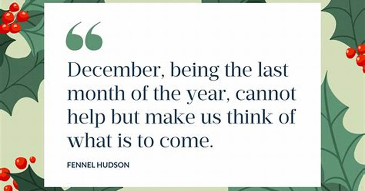 December Quotes