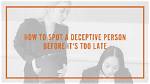 Deceptive Person