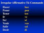 Decir Tu Command