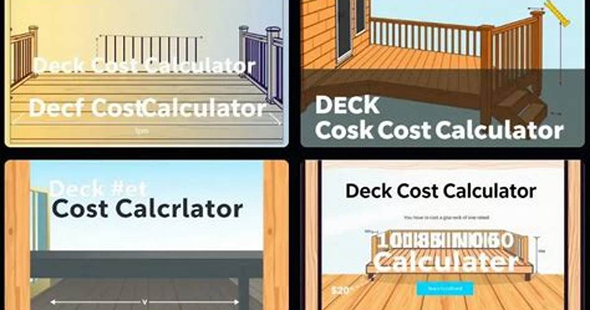 Deck Cost Estimator