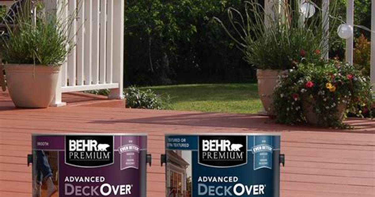 Deck over Paint