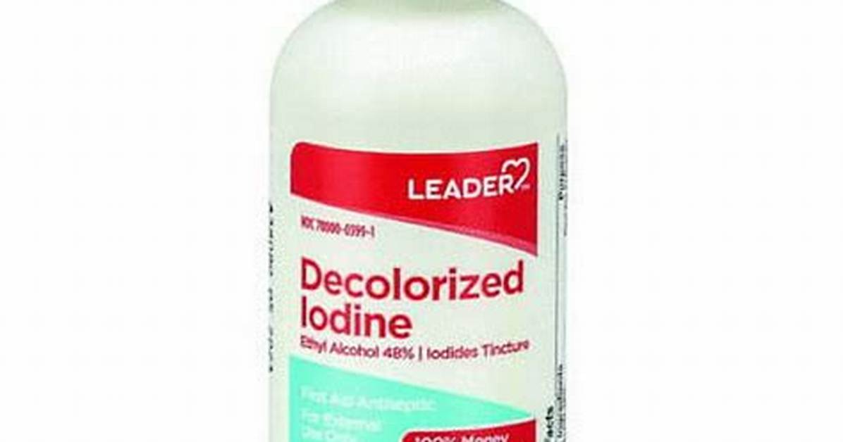 Decolorized Iodine