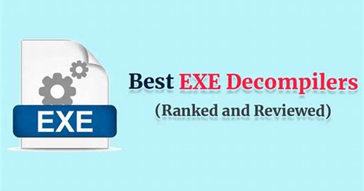 Decompiling an Exe File