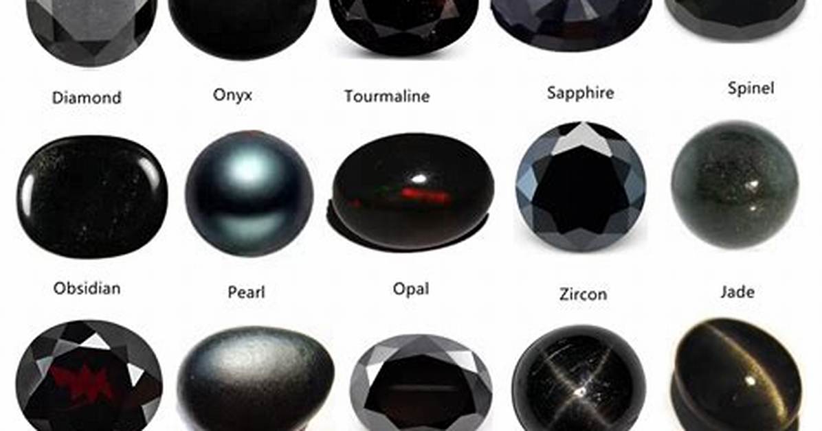 Deep Black Gemstone