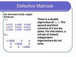 Defective Matrix and Eigenvalues