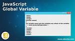Define a Global Variable in a Javascript Function