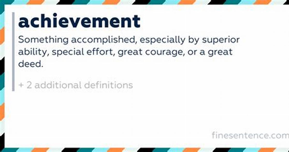 Define Achievement