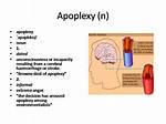 Define Apoplexy