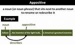 Define Appositive