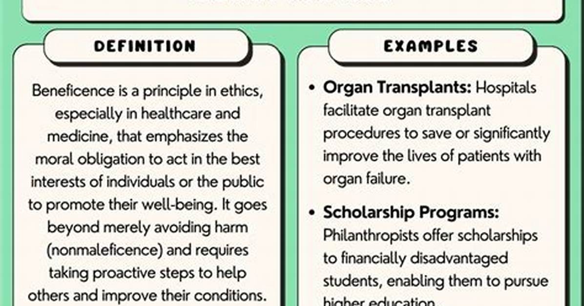 Define Beneficence