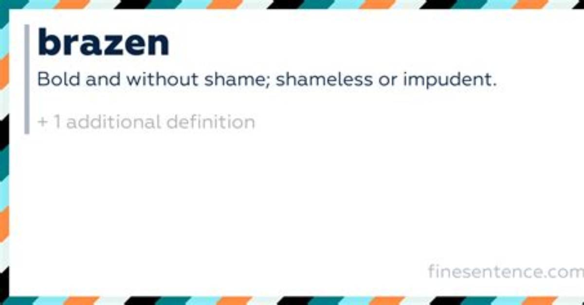 Define Brazen