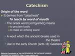 Define Catechism