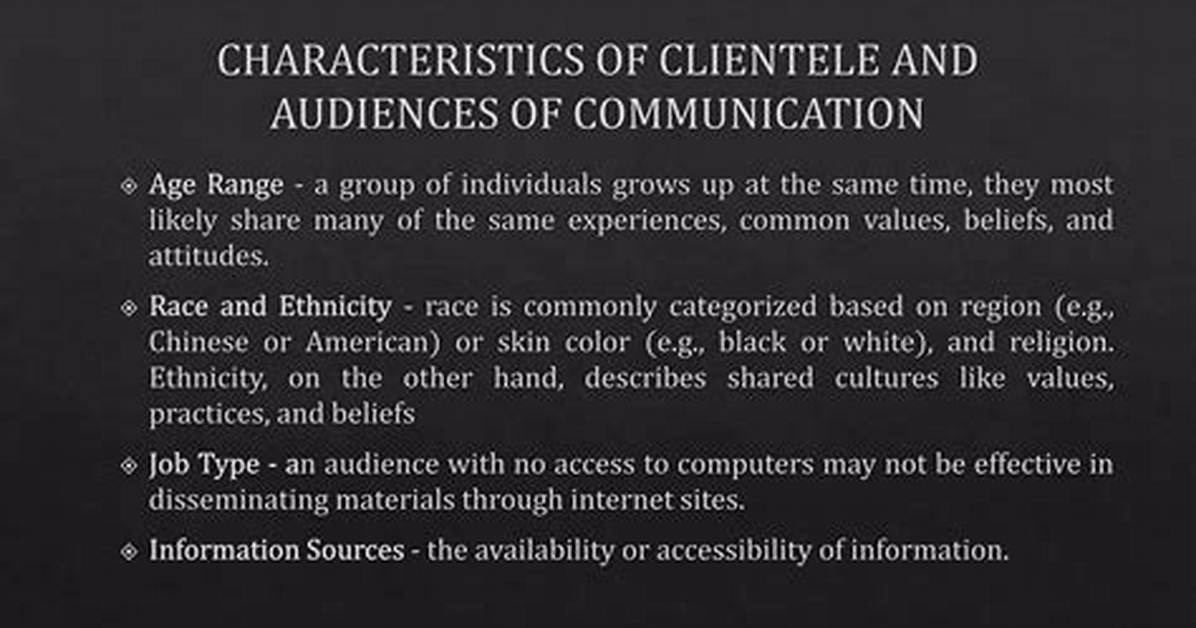 Define Clientele