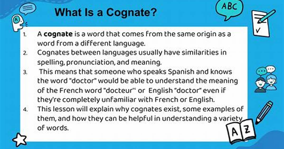 Define Cognate