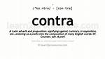 Define Contra