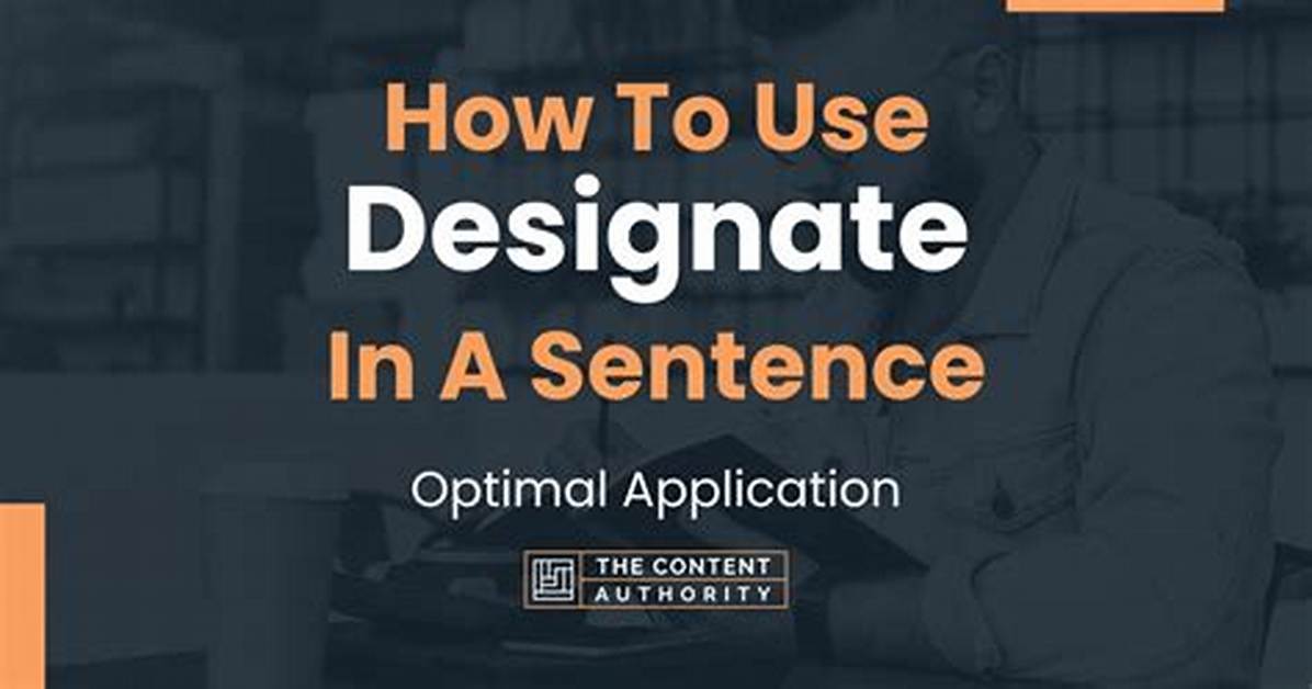 Define Designate