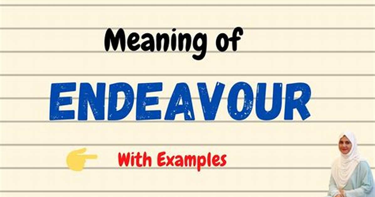 Define Endeavour