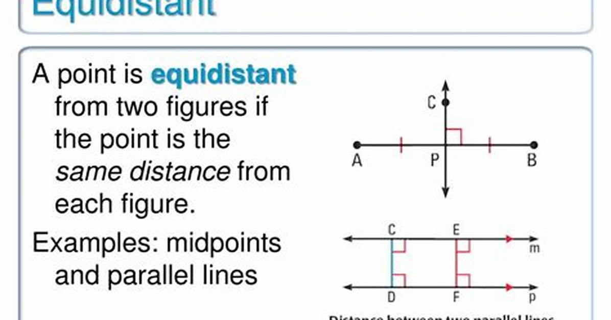 Define Equidistant