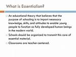 Define Essentialism