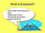 Define Exposition