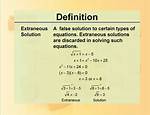 Define Extraneous
