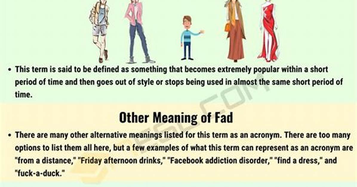 Define Fad