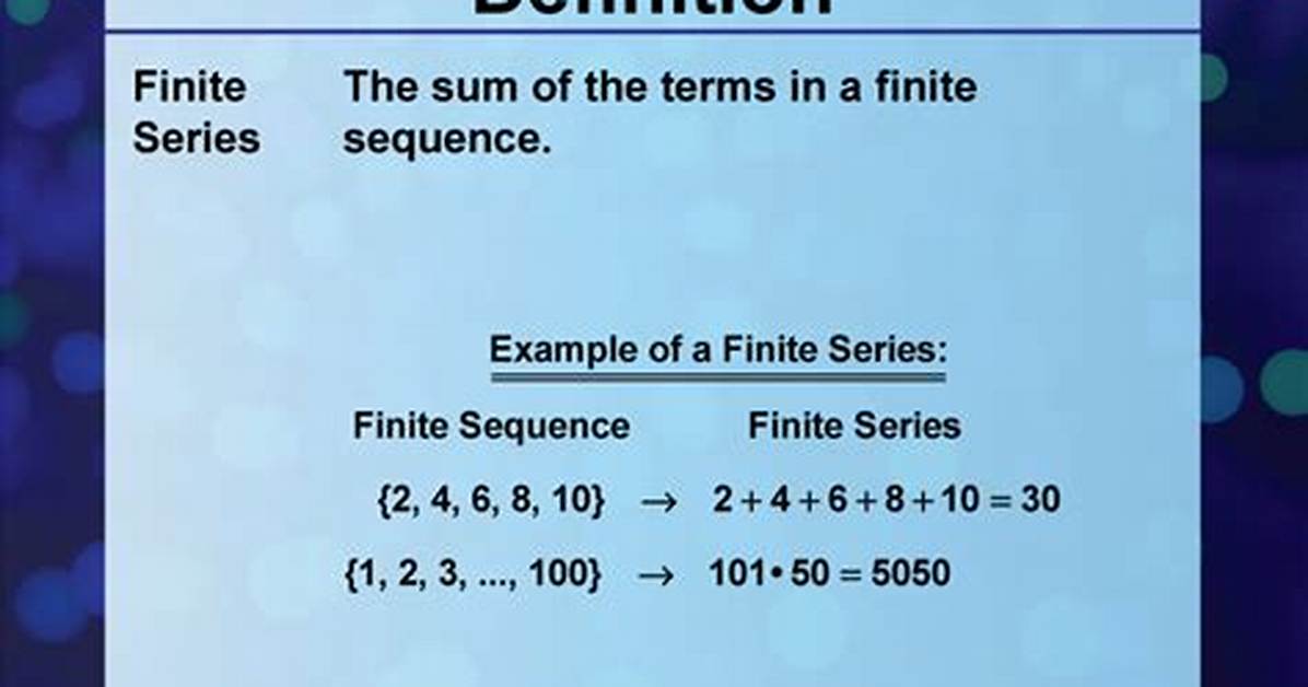 Define Finite