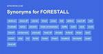 Define Forestall