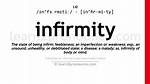 Define Infirmities