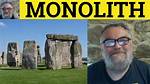 Define Monolithic