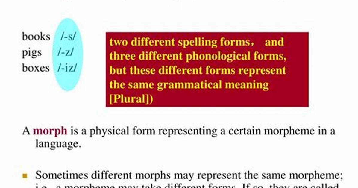 Define Morph