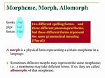 Define Morph