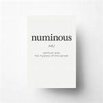 Define Numinous