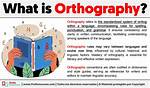 Define Orthography