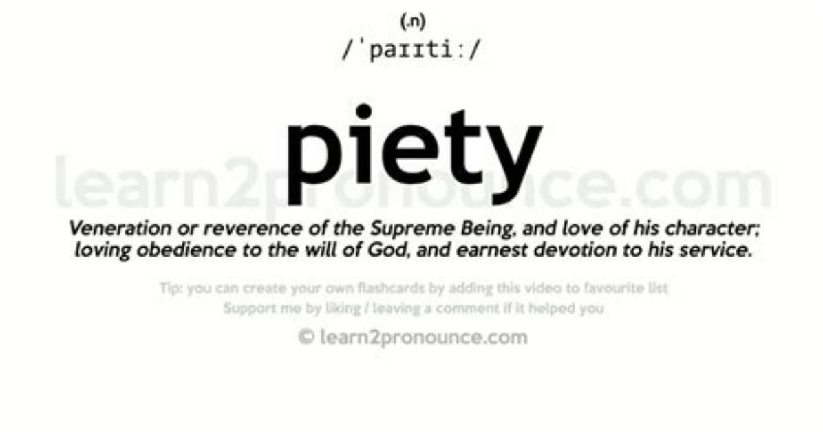 Define Piety