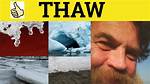 Define Thaw