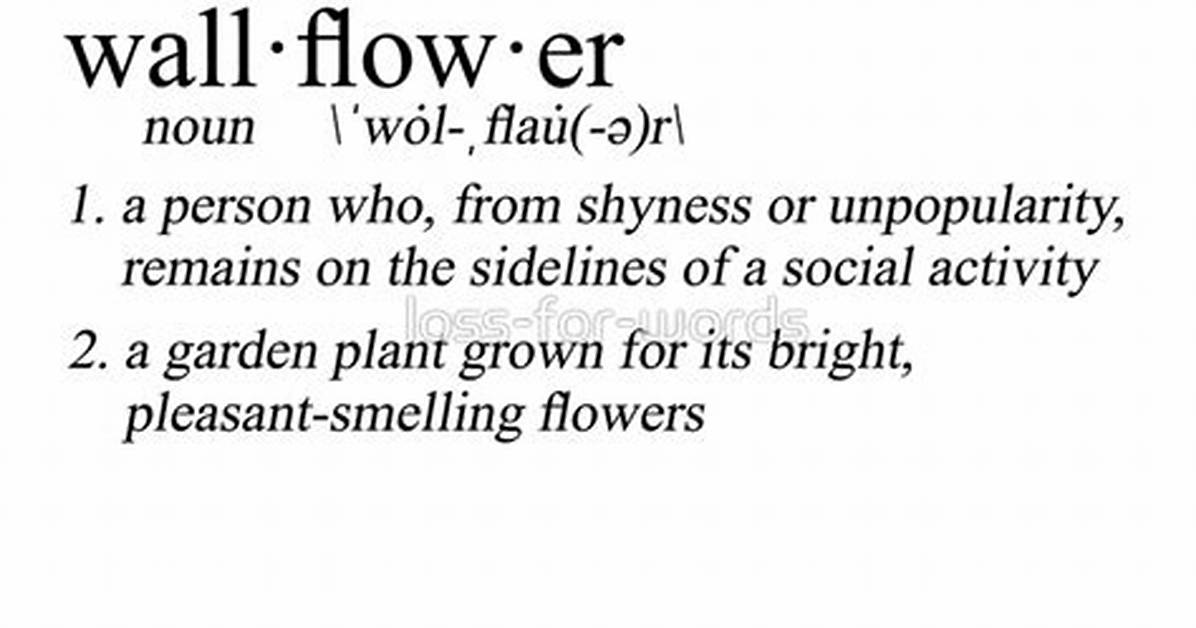 Define Wallflower