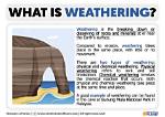 Define Weathering