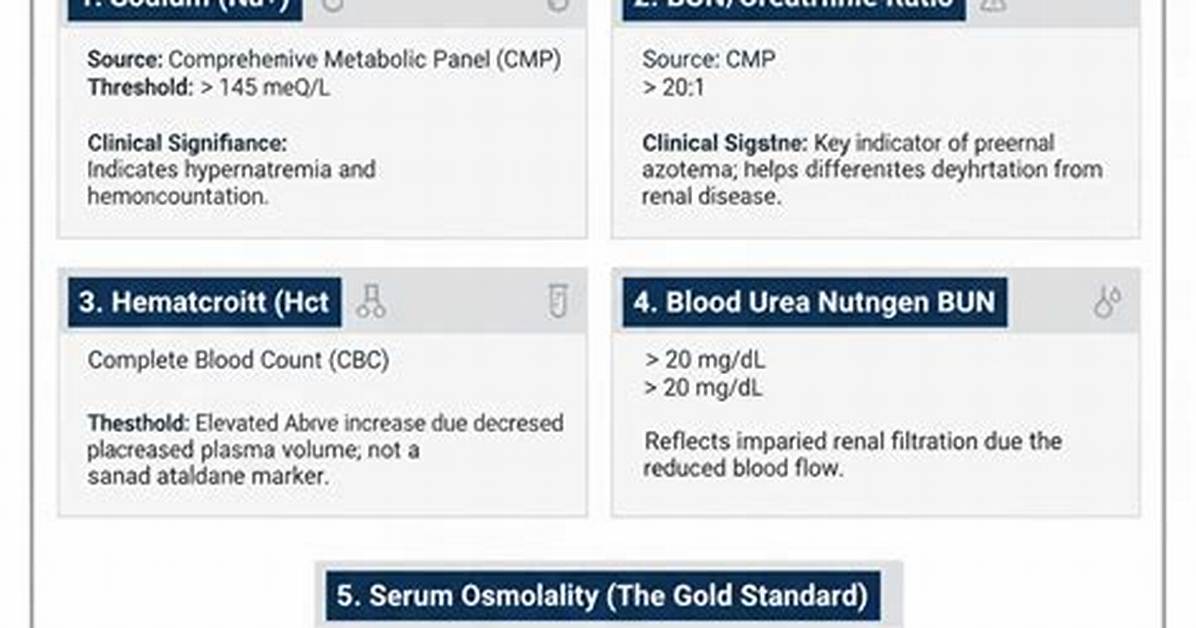 Dehydration Lab Values