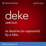 Deke Definition