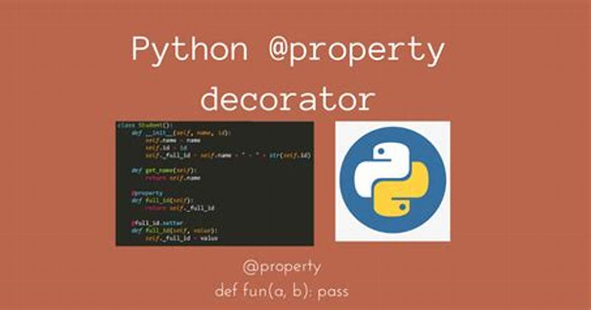 Deleter Decorator Using Property in Python