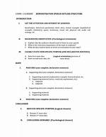 Demonstration Speech Outline