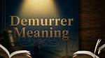 Demurrer Meaning