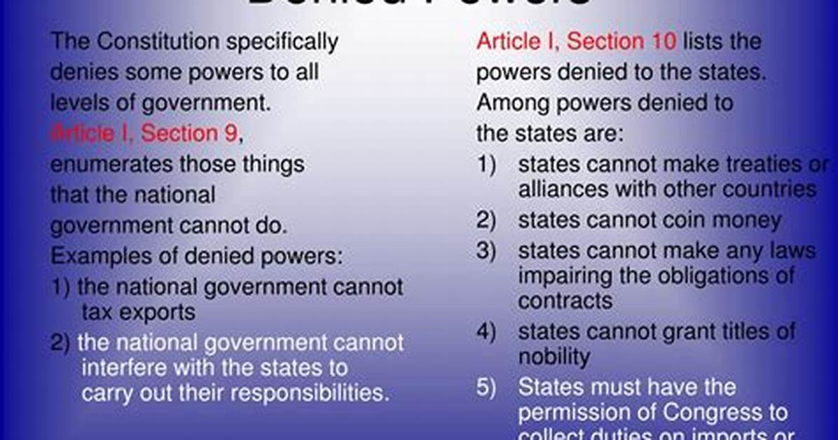 Denied Powers