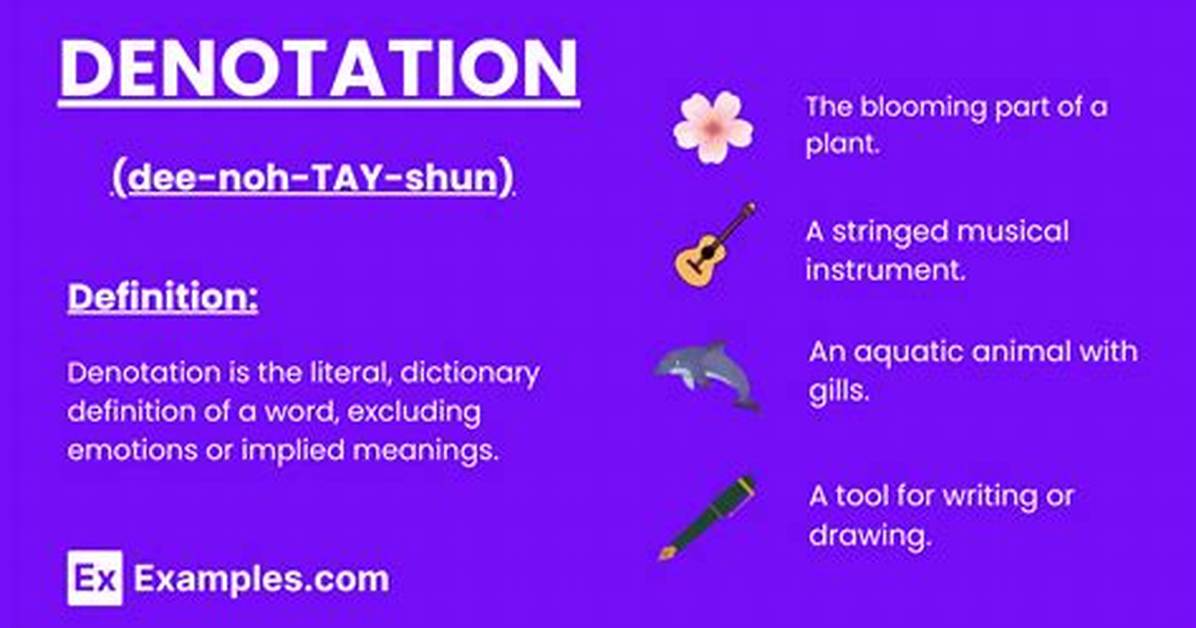 Denotation Examples